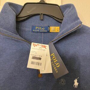 Polo quarter zip sweater for men. Size M